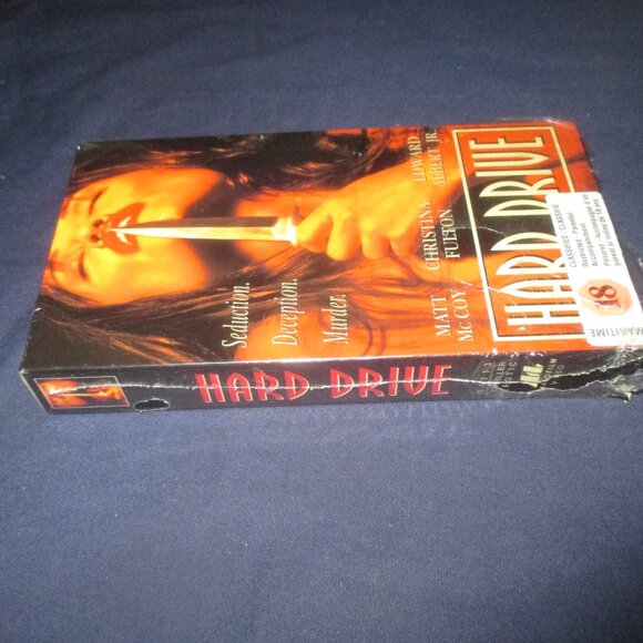 Hard Drive (VHS, 1994) Rare OOP Hot Sexy Thriller - Picture 4 of 6